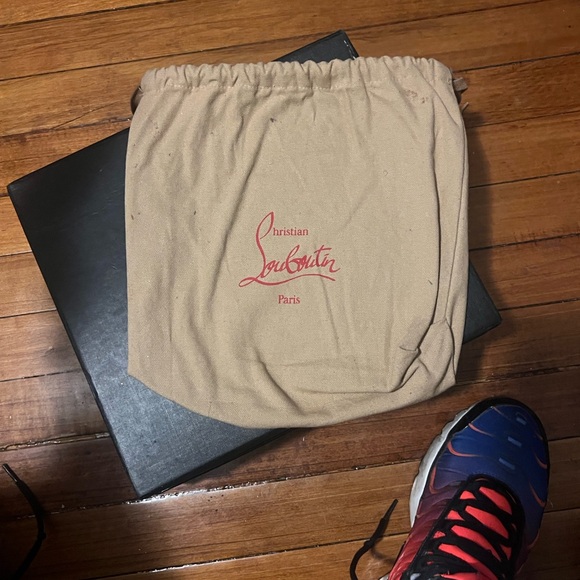 Christian Louboutin Multicolor 'Love' Black Clutch - Picture 13 of 14